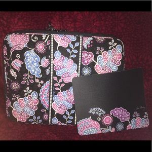 Vera Bradley Laptop Sleeve w/ Mousepad